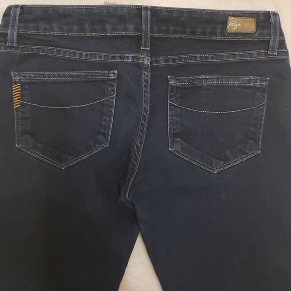 PAIGE Bootcut Dark Wash Jeans sz 28 - Picture 7 of 8